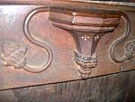 St Mary le tower Ipswich Suffolk 15th century medieval misericord misericords misericorde misericordes Miserere Misereres choir stalls Woodcarving woodwork mercy seats pity seats Ipswich n3.2.jpg